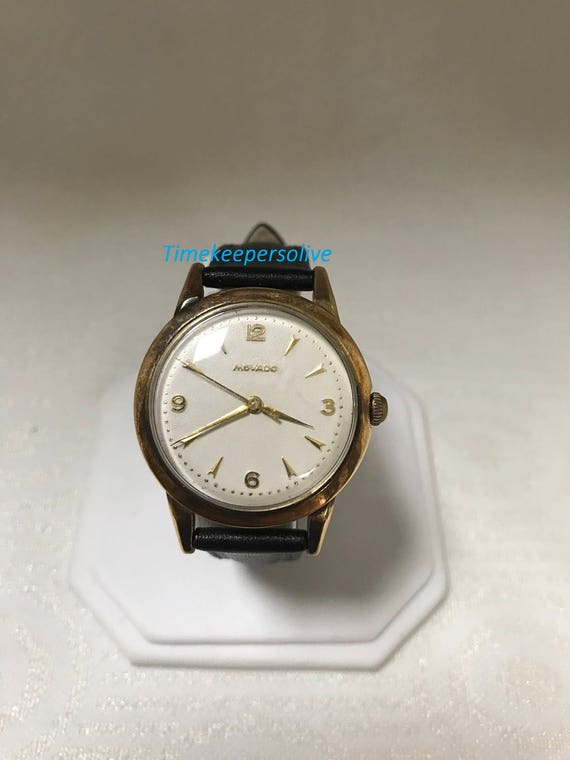 c401 Vintage  Movado Swiss Luxury 1950s  Watch Wri