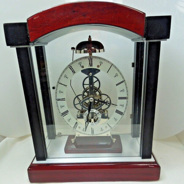 Skeleton Mantel Clock Etsy