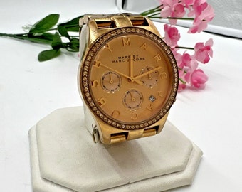 t627 Marc Jacobs Ladies Rose Gold Wrist Watch