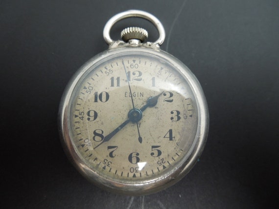 b983 Antique Unisex 1920s/1930s Elgin Mechanical … - image 1