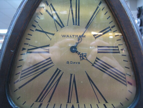 G171 Waltham 8 Day Wood Clock - Etsy