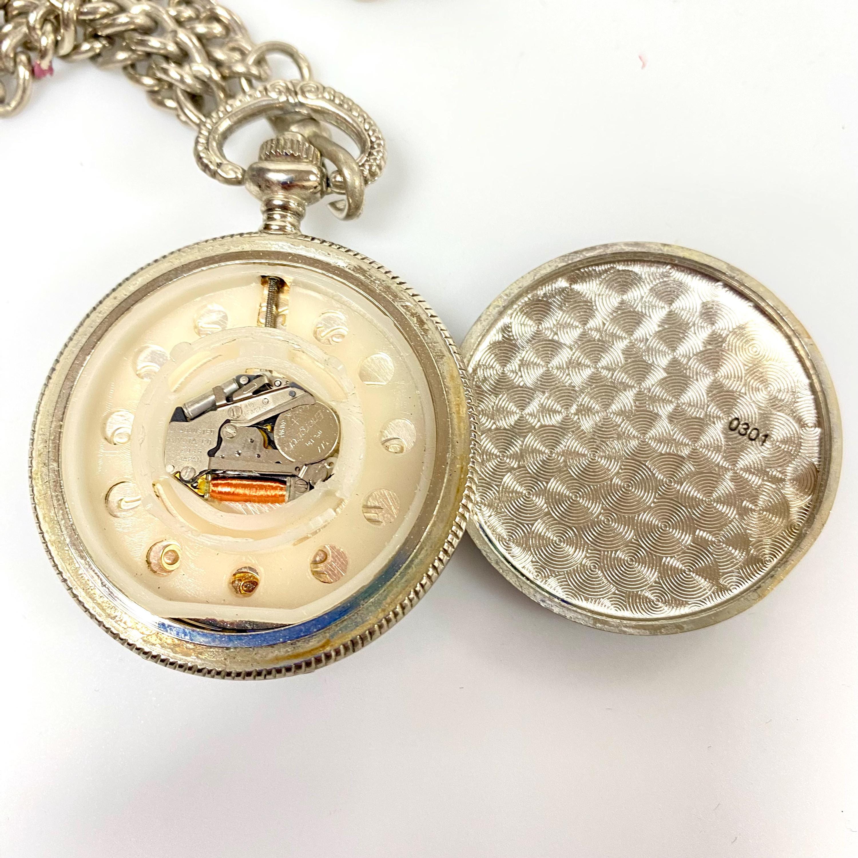 U764 Vintage Remington Quartz Japan Movement Pocket Watch - Etsy