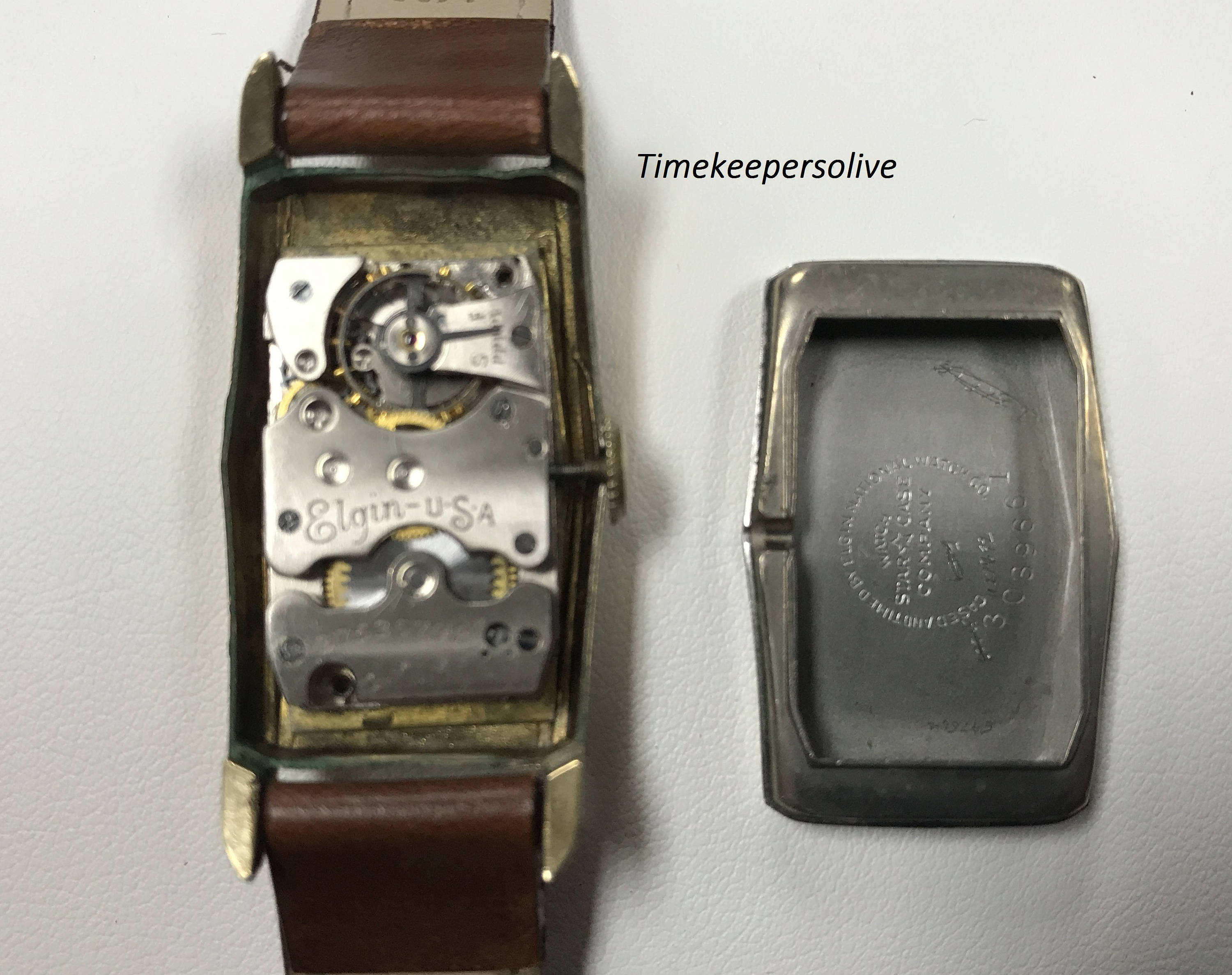 A251 Vintage Elgin USA Base Metal Hand-winding Wrist Watch - Etsy