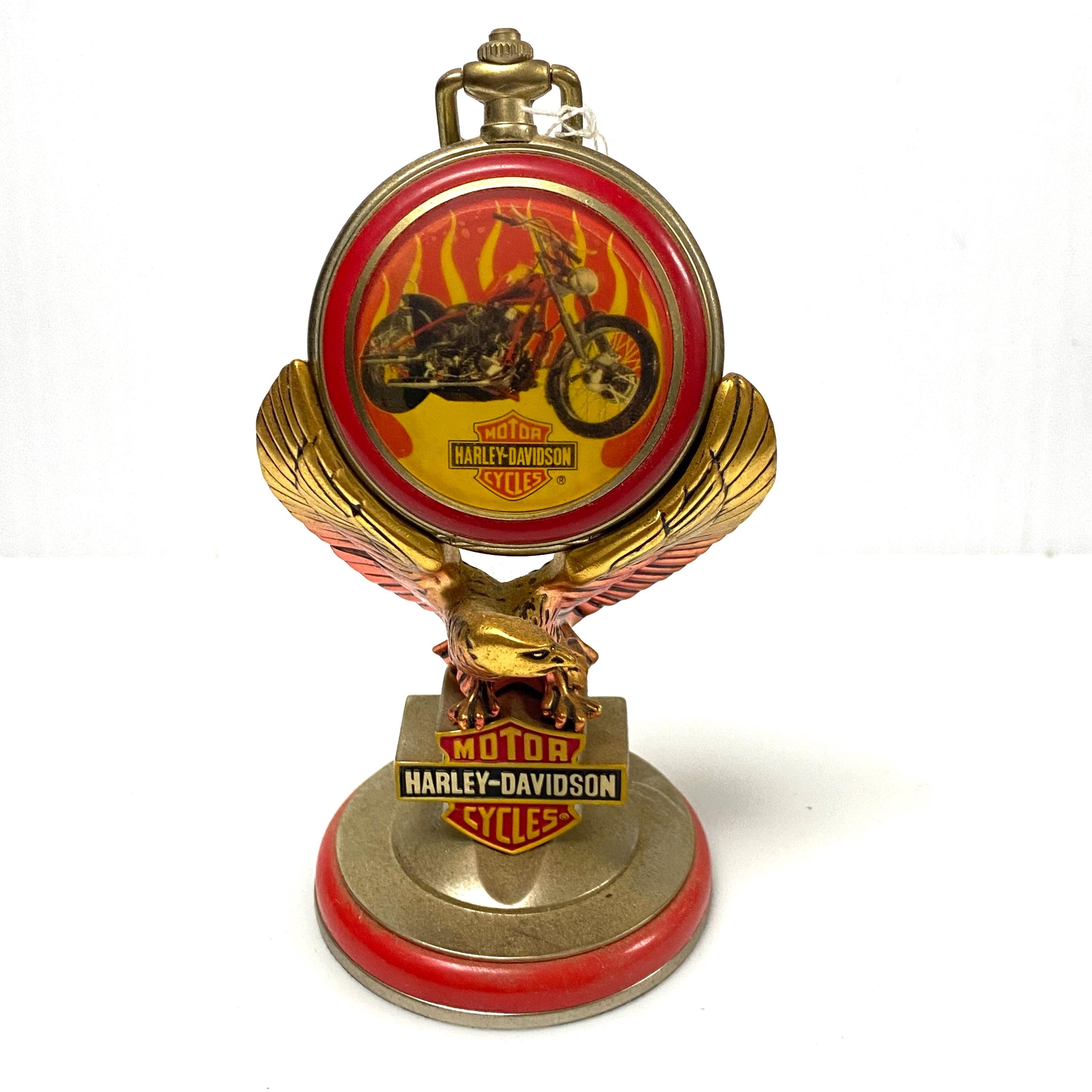 Franklin Mint Pocket Watch Harley Davidson - Etsy