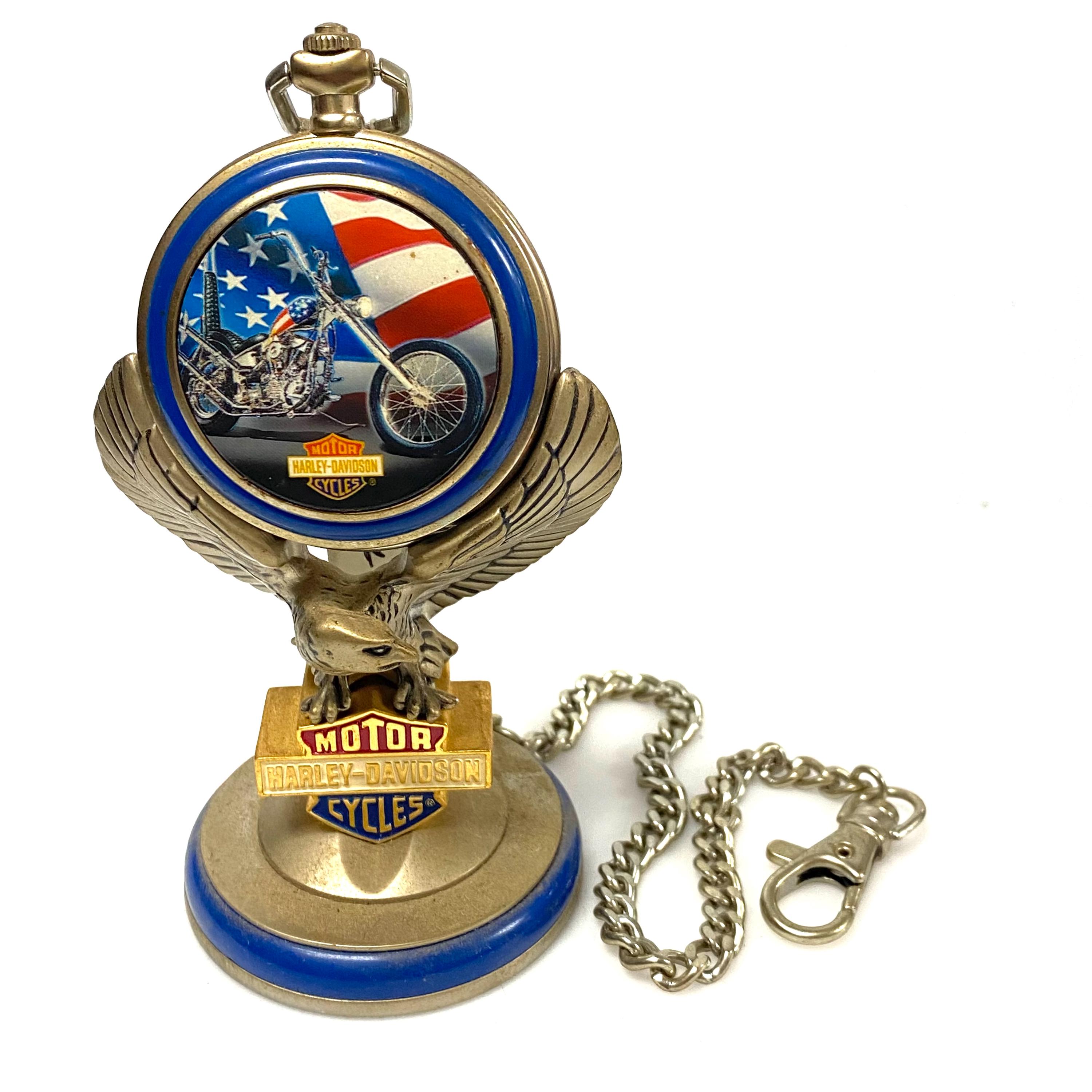 Franklin Mint Pocket Watch Harley Davidson - Etsy