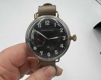 u090 Vintage Ulysse Nardin Pocket Watch Conversion Mechanical Wristwatch
