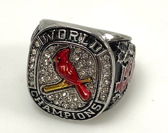 v596 2011 St. Louis Cardinals World Series championship ring Fans Edition Sz 11