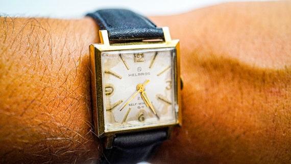 K362 Vintage 1950's Men's Helbros Wristwatch - image 6