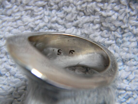 j800 Unique Abstract Design Sterling Silver Ring … - image 7