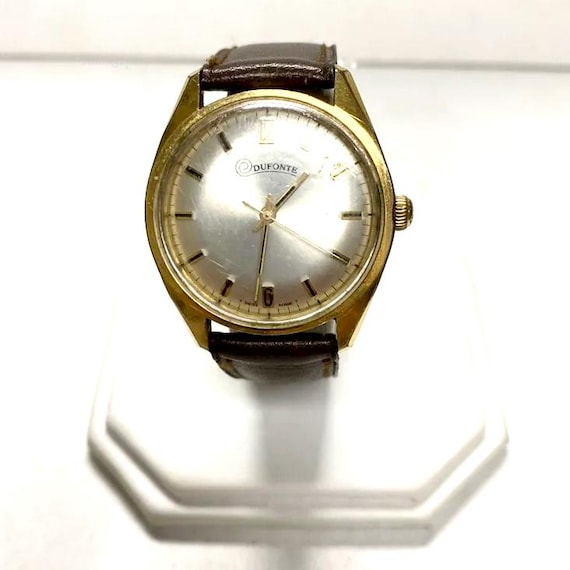 Dufonte watch. Sale Vintage Gold Dufonte Lucien Piccard Watch, Women main image 4