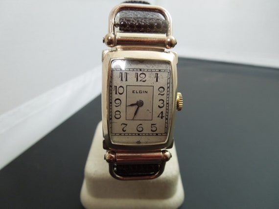 Beautiful Vintage Elgin Watch Silver and Gold Elgin Men main image 4