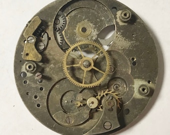 e952 Vintage Mechanical Wrist Watch Movement for Parts Repair