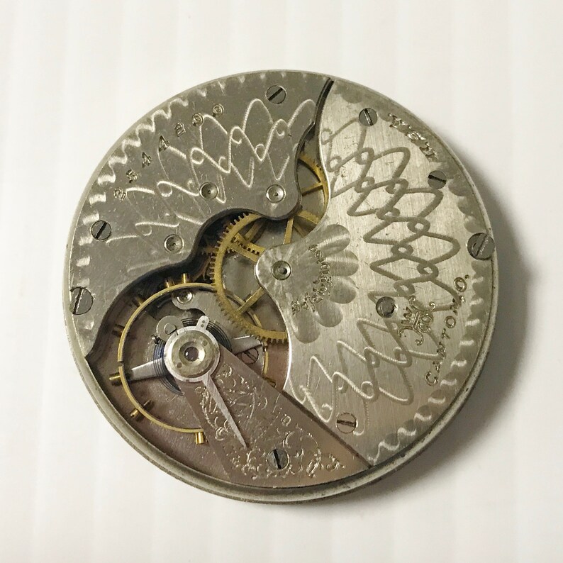 Mouvement Mécanique Vintage Hampden B15 - Pour Montre Bracelet - Pièces/Réparation
