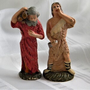 p040 Pair of Vintage NF Italy Men Figurines