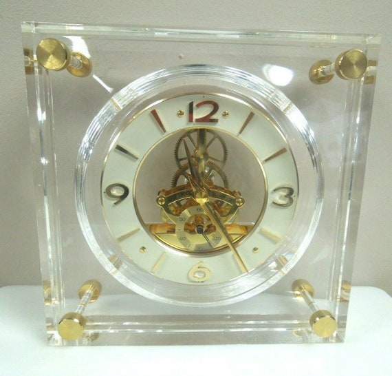 Seiko skeleton clock clearance