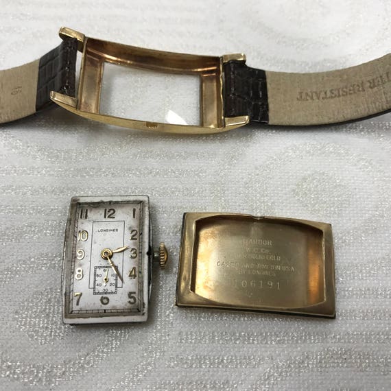 a140 Vintage  Longines 14K Gold Mechanical Hand W… - image 5