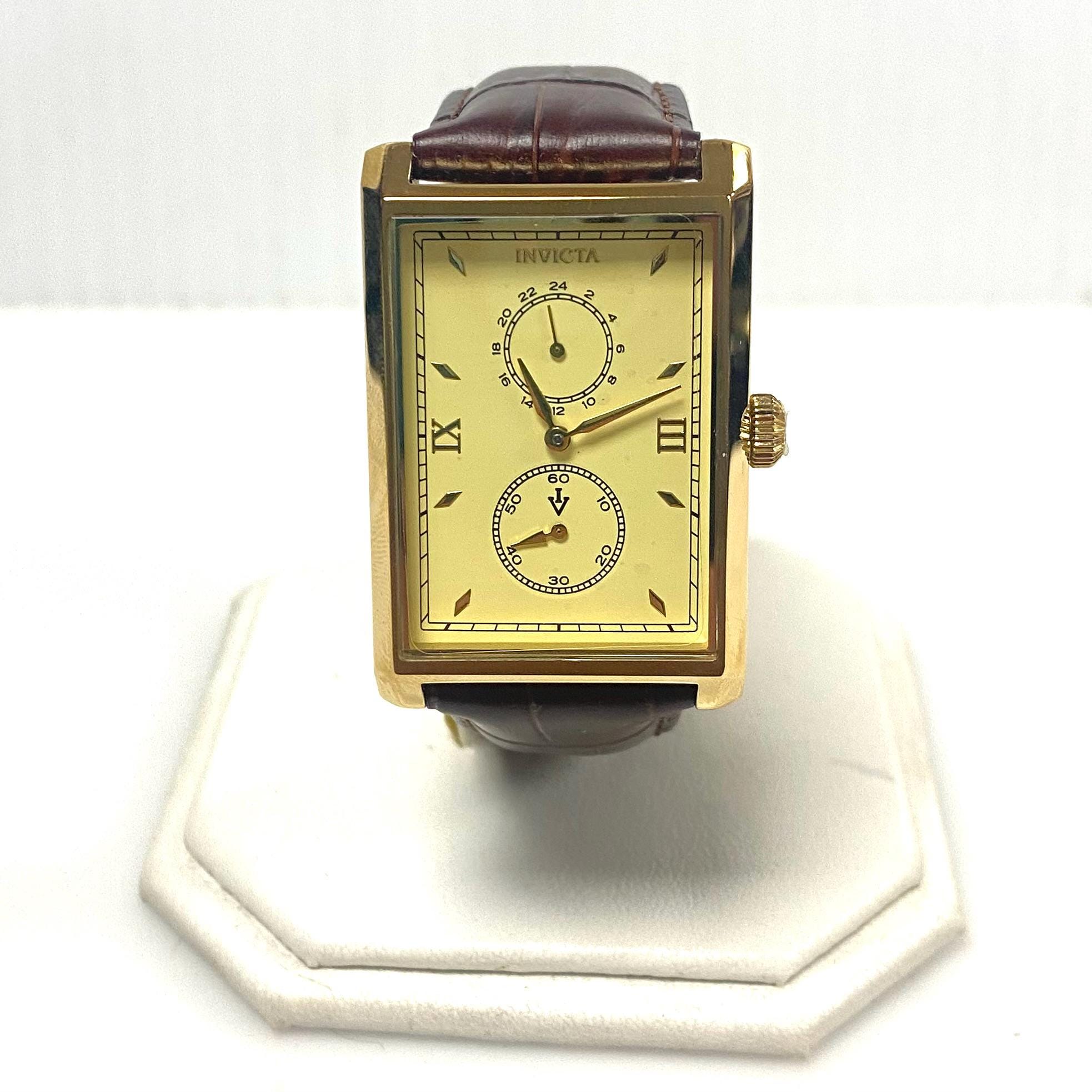 V728 Invicta Vintage Model 46859 Japanese VH61 Quartz Movement