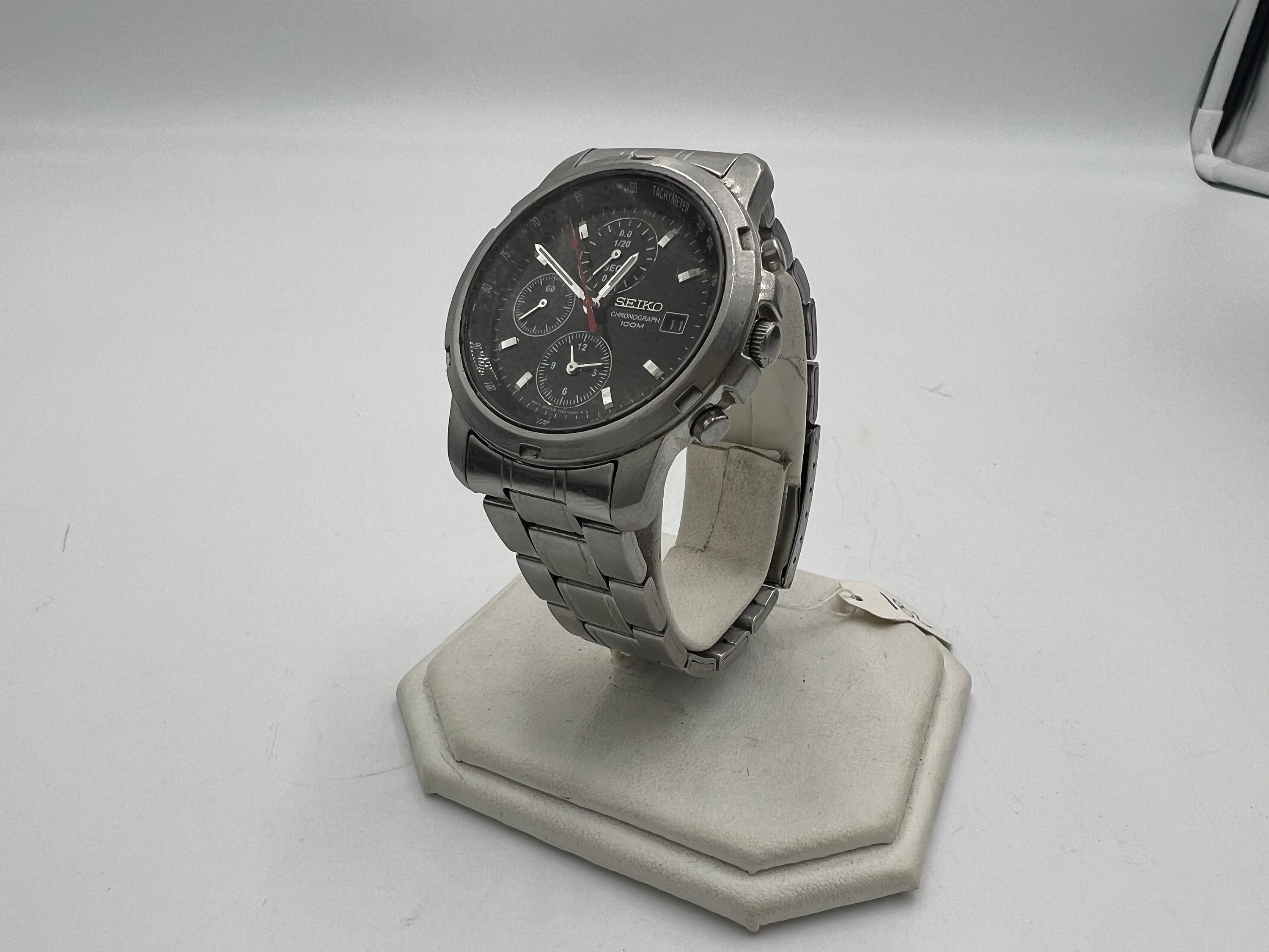 T966 Seiko Chronograph 100M Quartz 2010s Date Ref 7T92 - Etsy