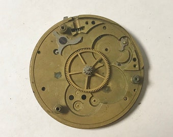 e998 Antique Elgin Watch Movement for Parts or Repair