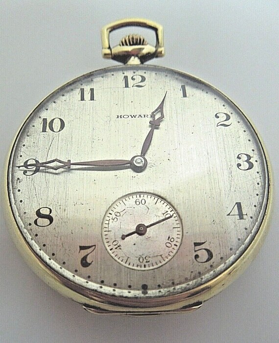 s237 Howard Pocket Watch Keystone 1056684 - image 7