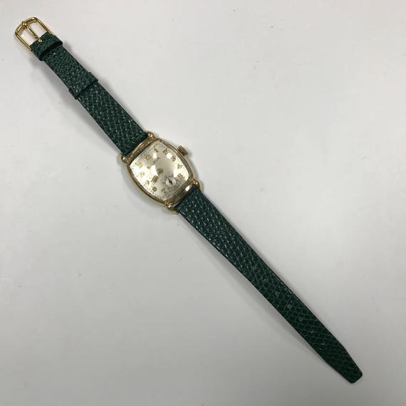 d137 Vintage  Bulova Swiss 10K RGP Stainless 1950… - image 3