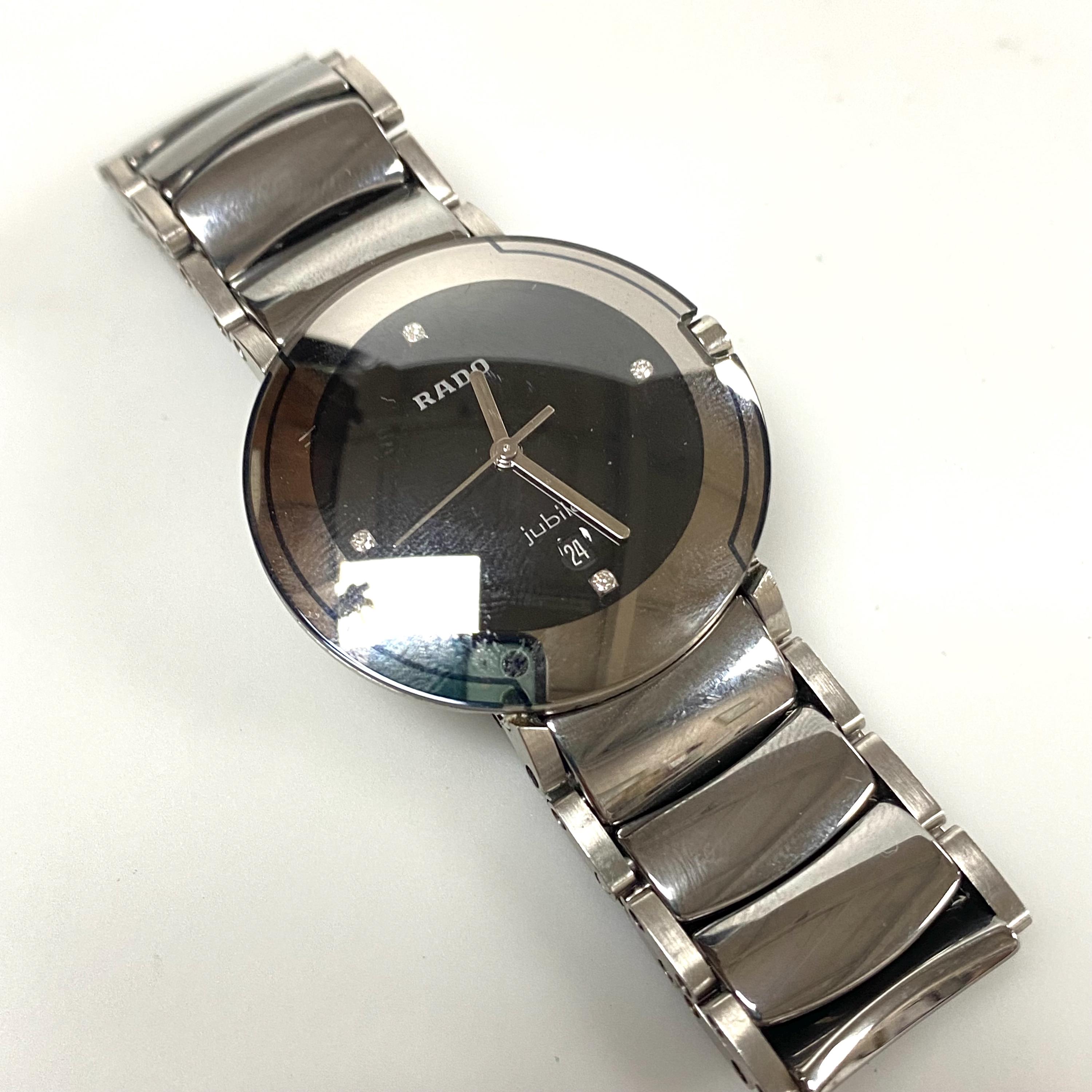 V091 Vintage RADO Jubilé Diastar 129.0593.3 Quartz Ceramic Case
