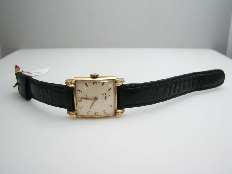 B322 14kt Yellow Gold Men's Wittnauer wristwatch | Etsy
