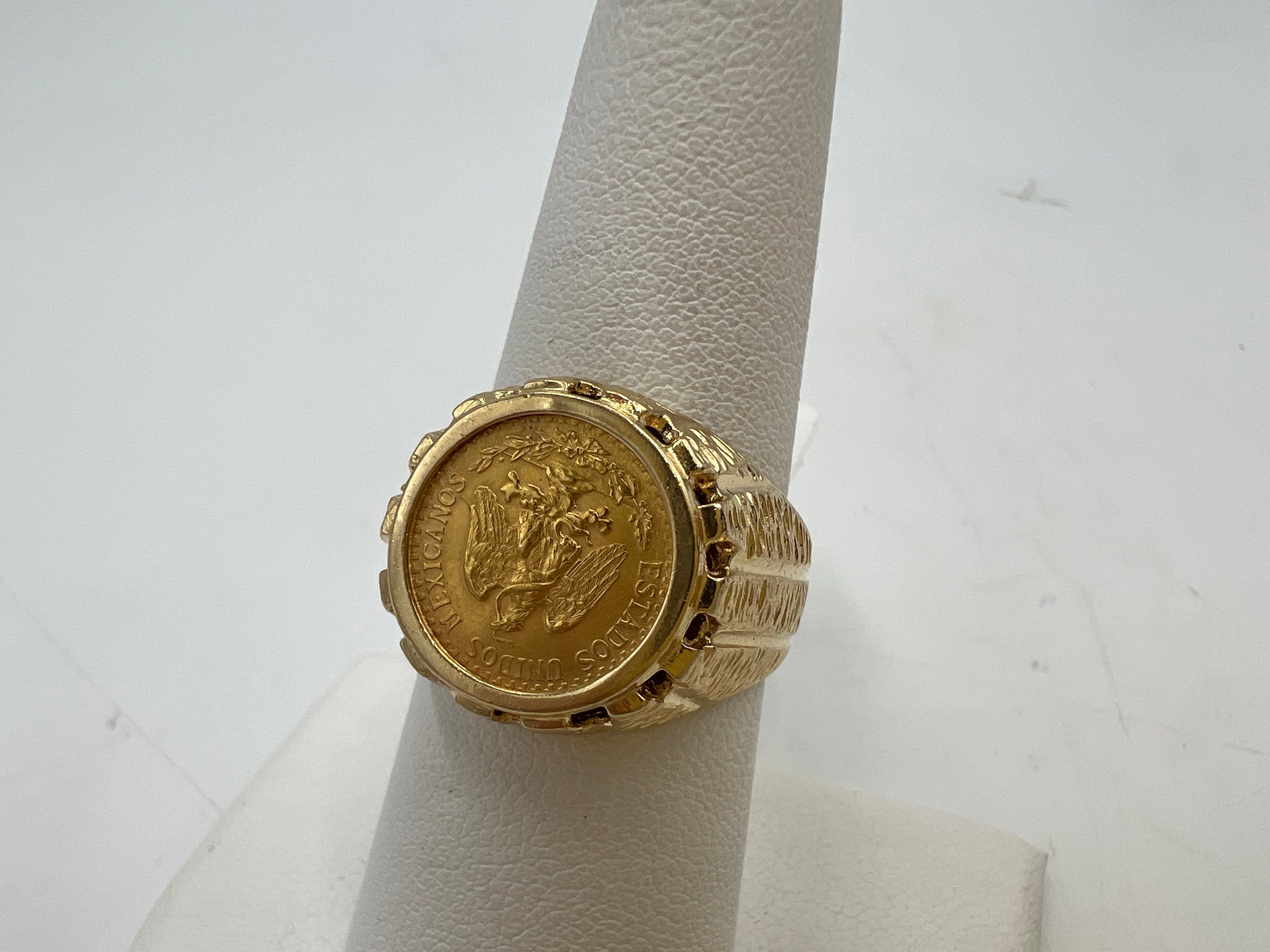 Dos Pesos Gold Ring - Etsy