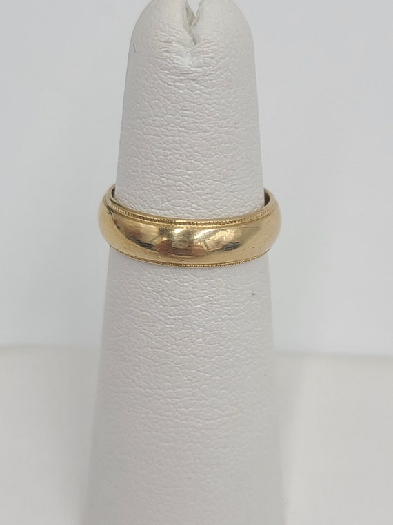 k781 Simple Ladies 14kt Yellow Gold 5mm Wide Weddi