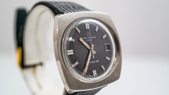 K267 Vintage Men's 1970's Eterna-Matic Wristwatch - image 5