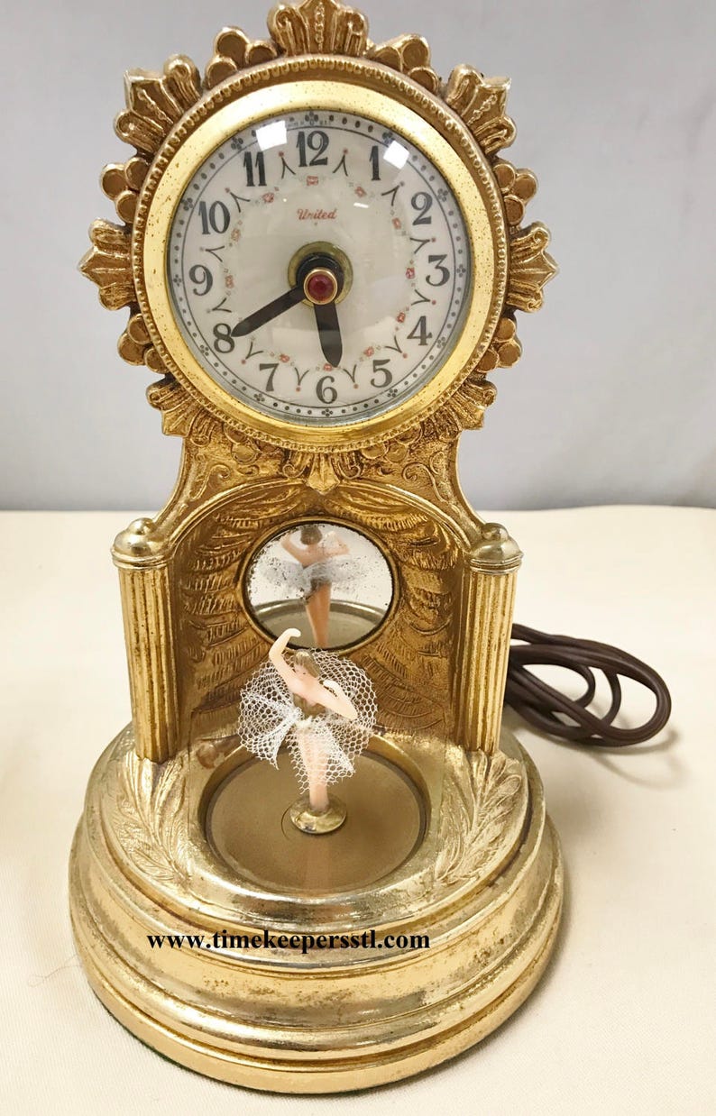 A800 Antique United Brooklyn Mantel Standing Dancing Spinning Etsy