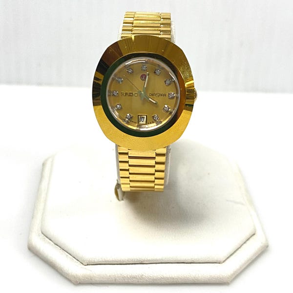 m751 Rado DiaStar Original Yellow Gold Filled Automatic (Jubilé series) Watch