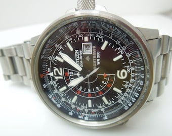 S287 Citizen Nighthawk Eco-drive Pilot Watch Men's B877-S015693 - Etsy