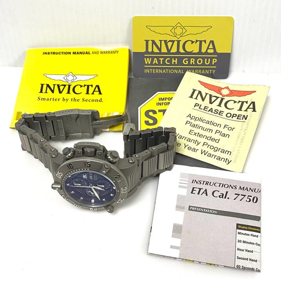 Invicta Subaqua Watch w/ original box Invicta - Subaqua Specialty - BLUE LABEL - Chronograph  main image 3