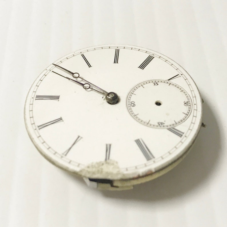 e931 Vintage Wrist Swiss Watch Movement for Parts Repair 6S bild 3