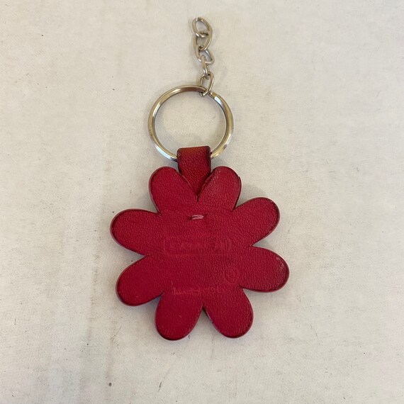 coach keychain flower