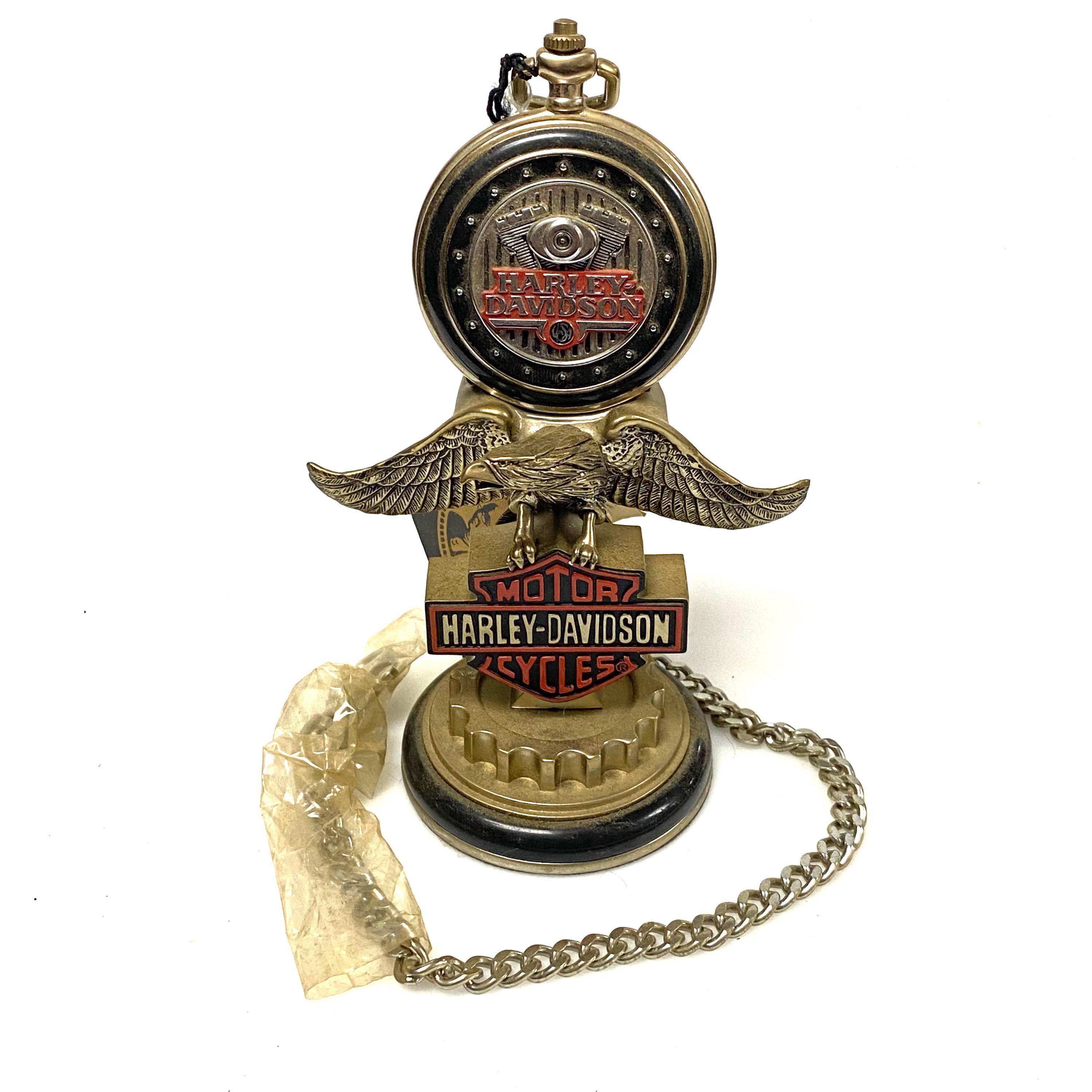 Franklin Mint Pocket Watch Harley Davidson - Etsy