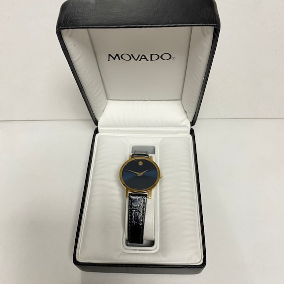 Movado gold plated watch cheap
