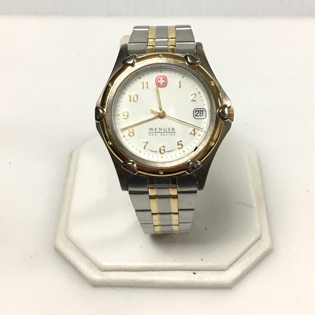 V312 Vintage Wenger S.A.K. 100m WR Quartz Swiss Made Stainless
