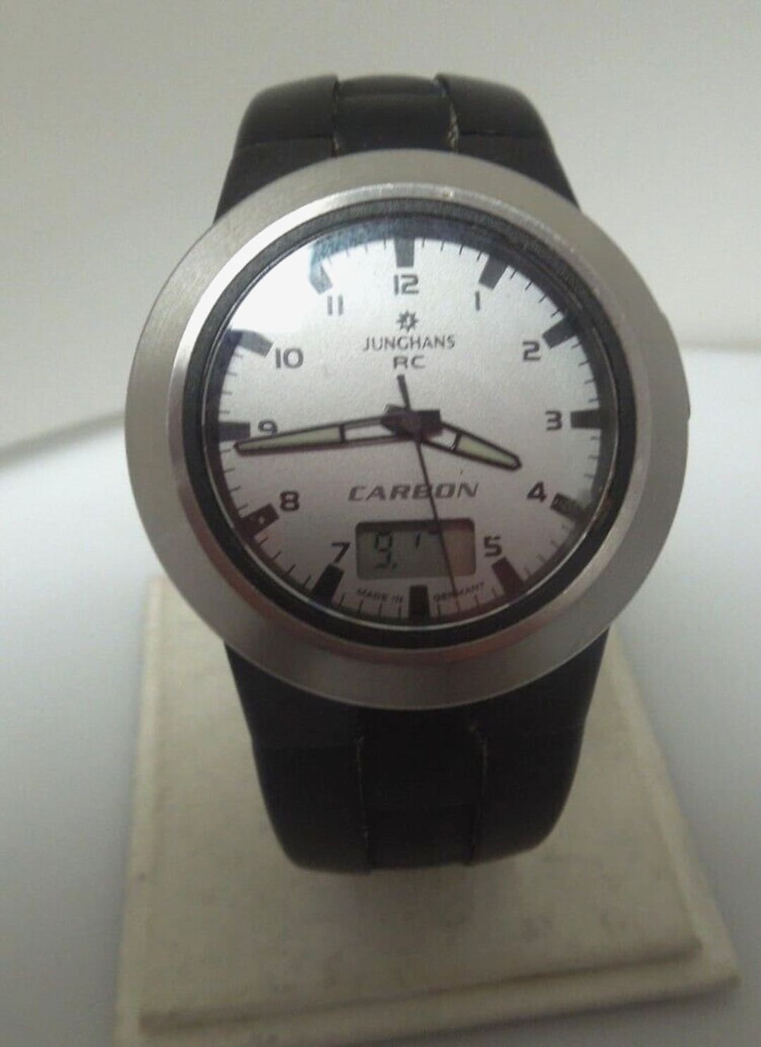 S100 Junghans Radio Controlled 9351803 Preowned Mens Watches digital