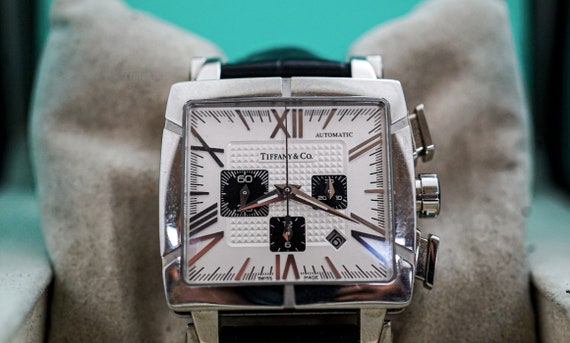 Tiffany & Co Watch Atlas Gent Square Automatic White Tiffany-Co.-Atlas-Gent-Square-  main image 2