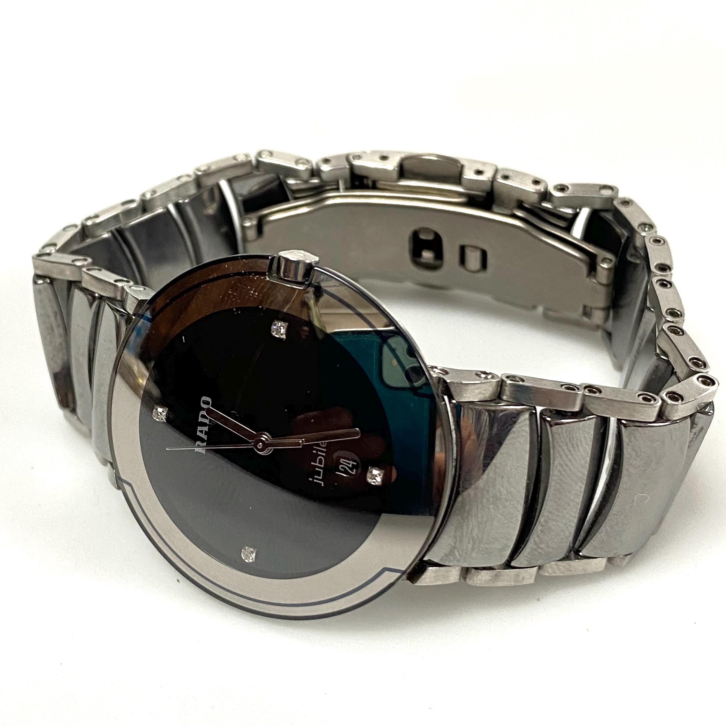 V091 Vintage RADO Jubilé Diastar 129.0593.3 Quartz Ceramic Case