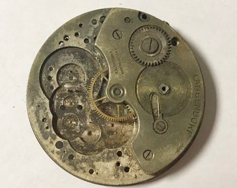 e954 Vintage Langendorf Swiss Mechanical Wrist Watch Movement for Parts Repair