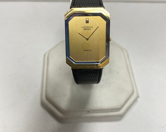 m215 Lassale Seiko Japan Quartz Mov't Stainless Steel Unisex Men's Wrist Watch