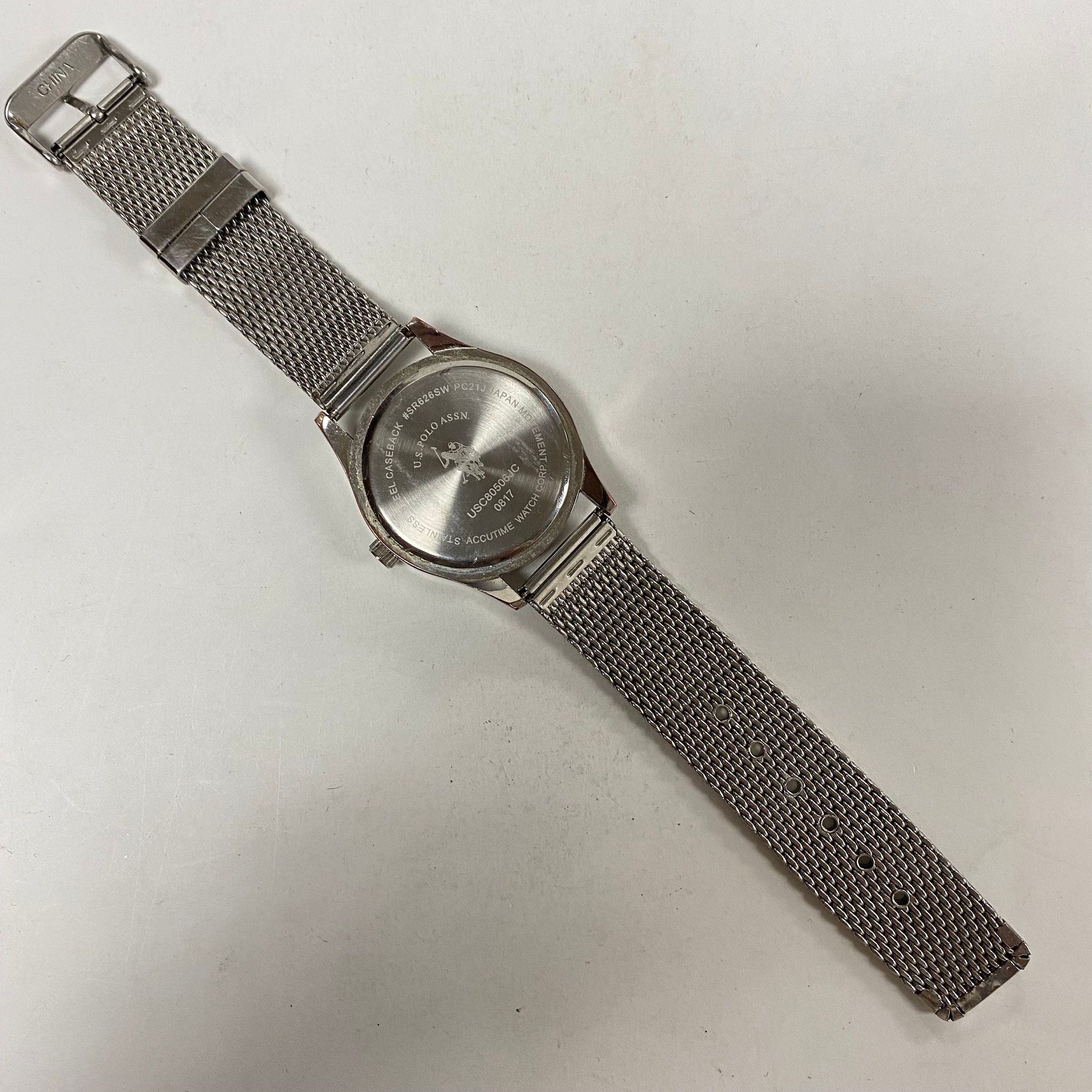 M188 US Polo Assn Unisex Quartz Wrist Watch Stainless Steel M188 US Polo Assn Unisex Quartz Wrist Watch Stainless Steel