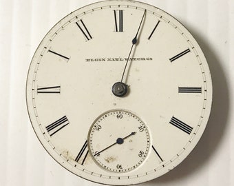 e925 Vintage Elgin Wrist Watch Movement for Parts Repair