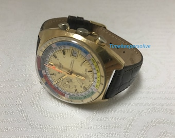 Wakmann regatta with lemania 1341 cheap