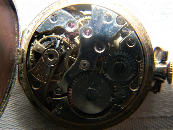 j562 Great Swiss Made - 15 Jewel Pendant Watch in… - image 6
