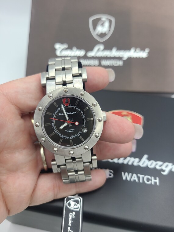 K810 Men s Stylish Tonino Lamborghini Ferruccio 2000 Limisted Edition 1433 2000 Automatic Wristwatch Etsy Denmark