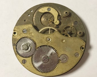 e955 Vintage Mechanical Wrist Watch Movement for Parts Repair